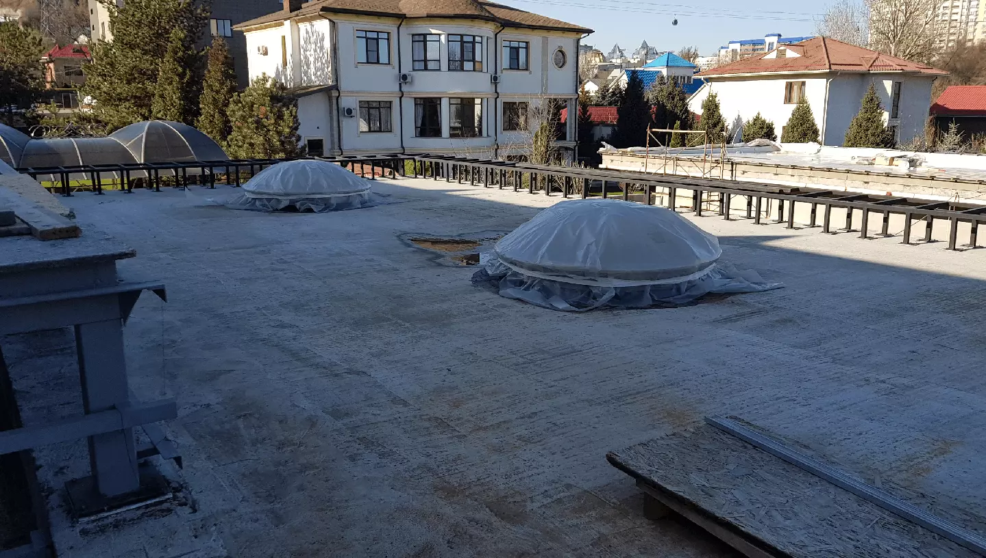 Кровельные работы - Резеденция ул. Кастеева