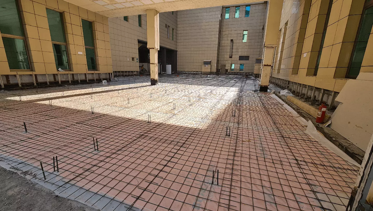 Эксплуатируемая кровля - паркинг «Almaty Towers»