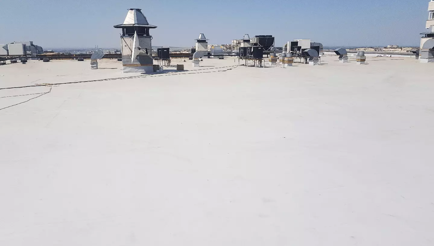 Реконструкция кровли торгово-развлекательного центра Sputnik Mall